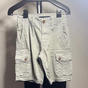 American Eagle Outfitters Light Gray Cargo Shorts